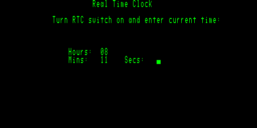 Clock initialization