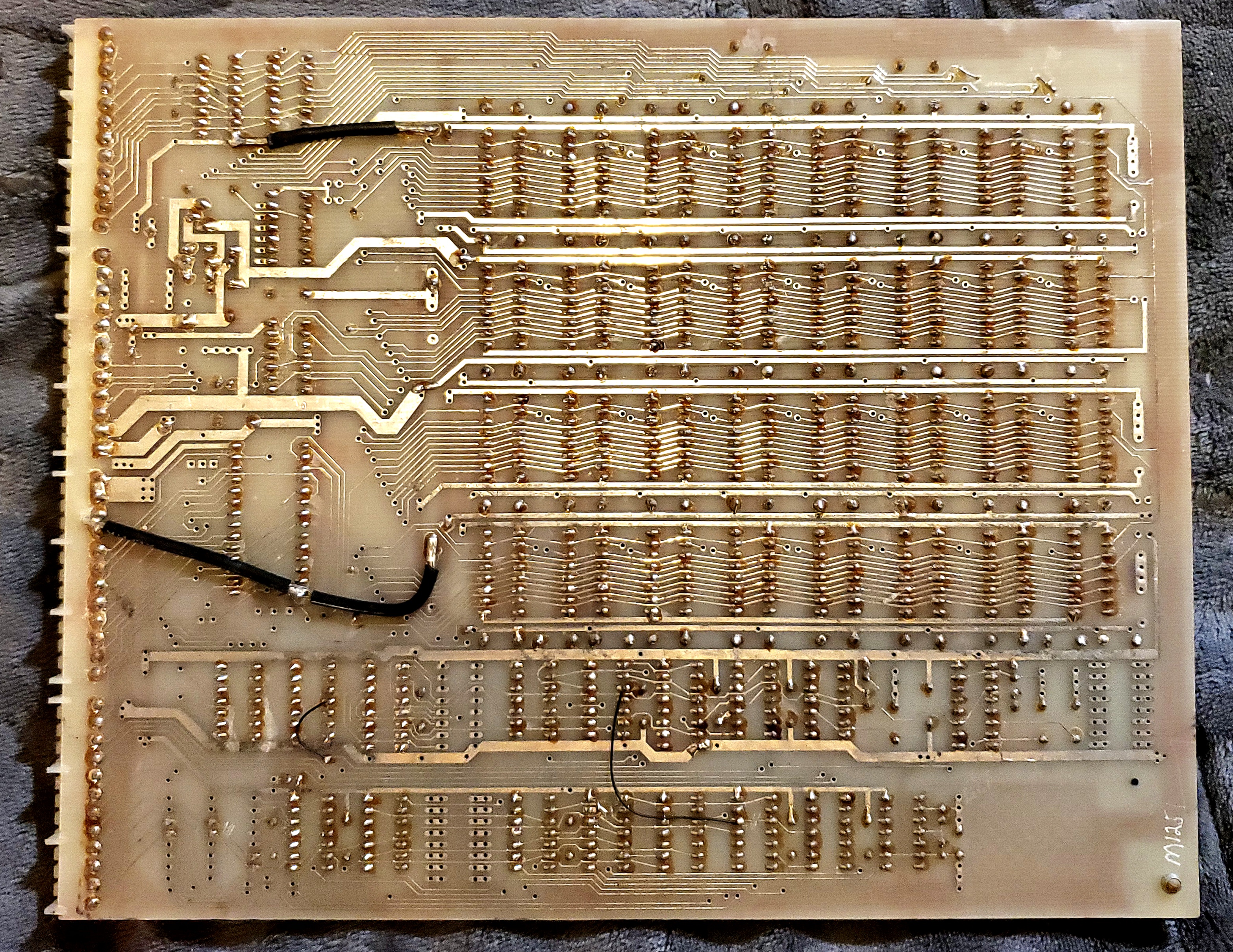 OSI 530 dynamic ram board- back view