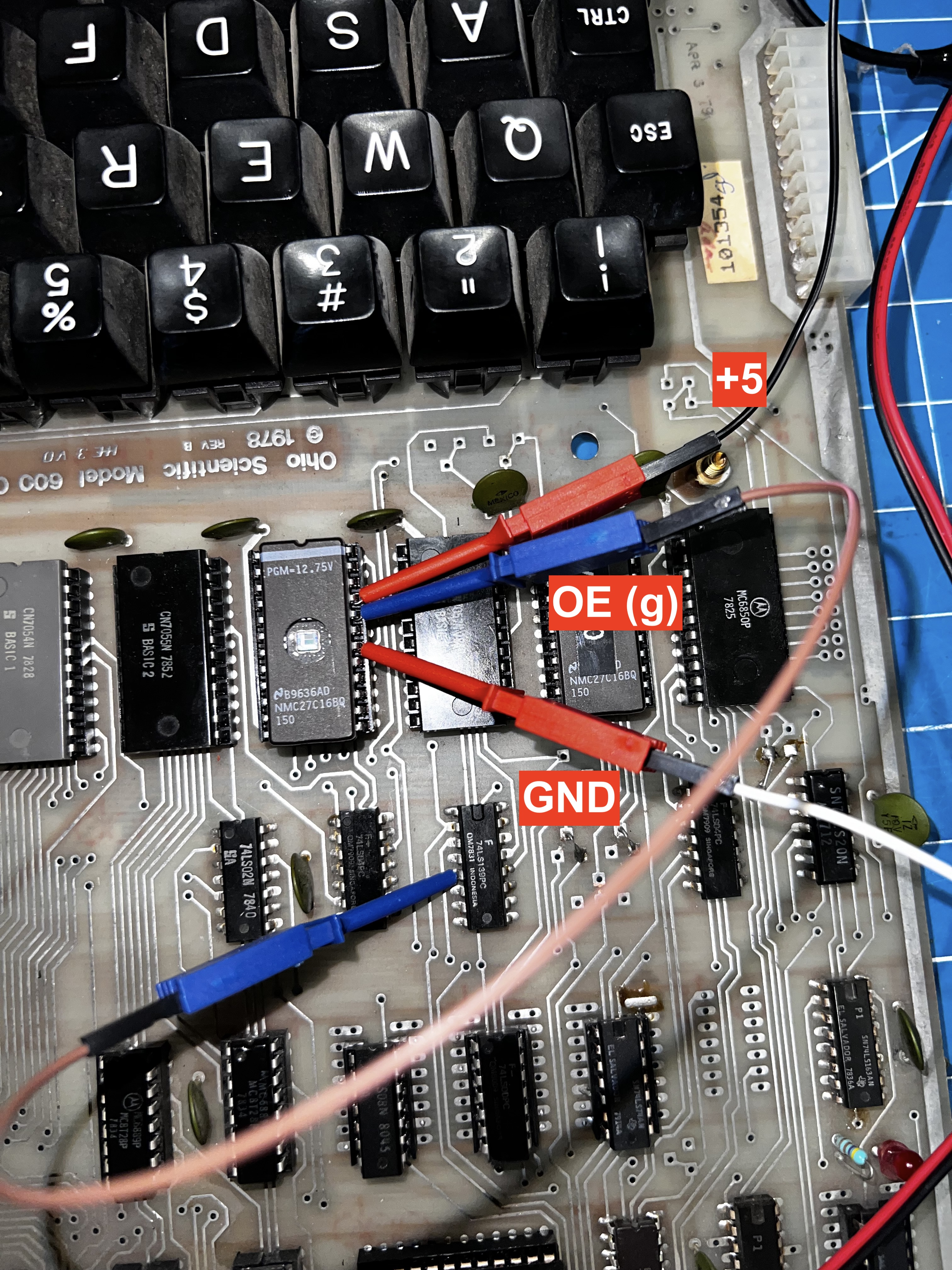 BASIC 3 burned on a 7216 with pinout changes