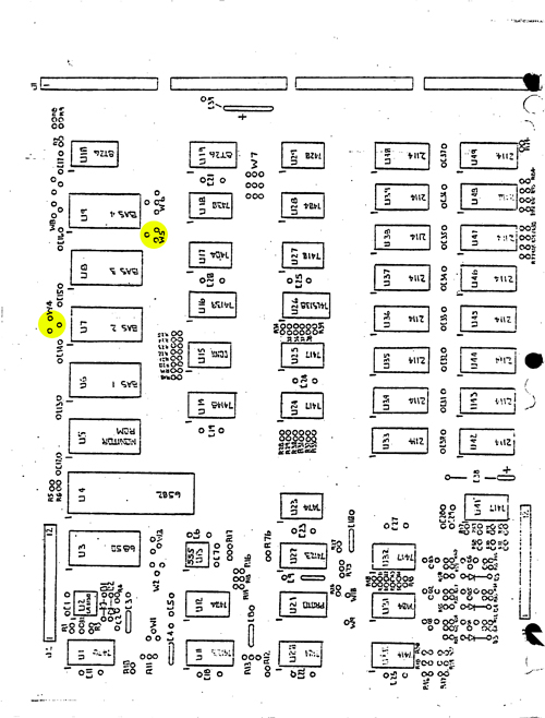 Image showing the jumper location to change to a 2716 Monitor ROM.